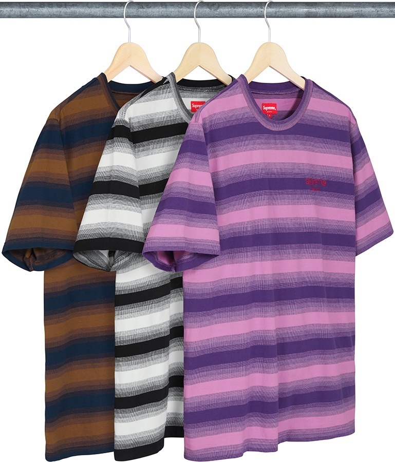 Gradient Striped S/S Top